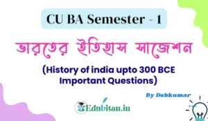 History of india upto 300 BCE Important Questions